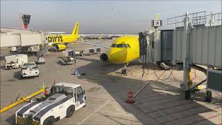 Spirit Airlines Airbus A319 Departing Philadelphia Intl. KPHL