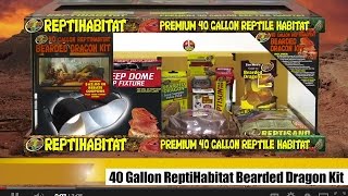 Zoo Med 40 Gallon ReptiHabitat™ Bearded Dragon Kit
