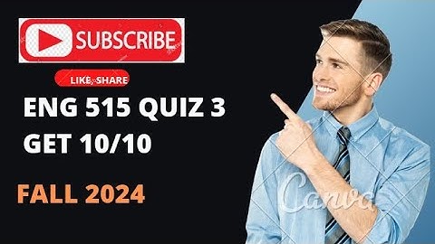 ENG 515 Quiz 3 || Teaching of Reading and Writing Skills (eng515) quiz 3 || Correct Solution 2024