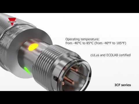 ICF系列全金属体感应接近传感器与IO-Link