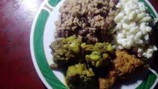 Curry Turkey Neck || Rice And Peas ||French Fry Chicken & Pasta With Mango Cucumber Juice