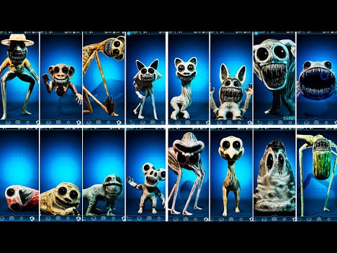 Zoonomaly Characters FNAF AR Workshop Animations