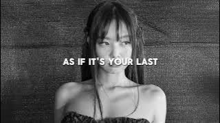 BLACK PINK - AS IF IT'S YOUR LAST (slowed reveb)