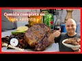 COMIDA COMPLETA EN AIRFRYER CABRERIA CON PAPAS A LAS FINAS HIERBAS Y CHAMPIÑONES AL AJILLO HEINEKEN