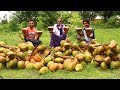 Healthy Coconut Milk Shake | Amazing Fresh Coconut Milk Shake By Grandpa