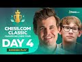 Magnus faces prodigy denis can ian  alireza get back to winning  chesscom classic 2024 div i