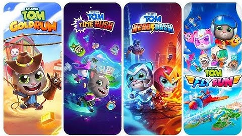 Talking Tom Gold Run Gameplay vs Talking Tom Hero Dash Gameplay vs Talking Tom Time Rush Gameplay 