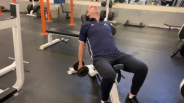 Incline Dumbbell Offset Bicep Curl