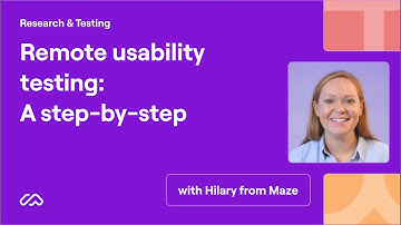 Remote usability testing: A step-by-step | Maze