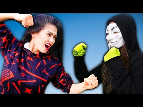 VY Vs HACKERS In Real Life NINJA BATTLE Royale (Project Zorgo Chase In Safe House Vent Tunnel) CWC