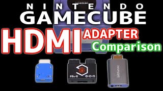 ニンテンドーゲームキューブ専用HDMIコンバータ比較（GC Plug/eon GCHD Mk-Ⅱ/bitfunx HDMI ADAPTER FOR GAMECUBE）