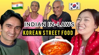 Indian InLaws Try Korean Street Food For The First Time | Korean Rice Cake Recipe