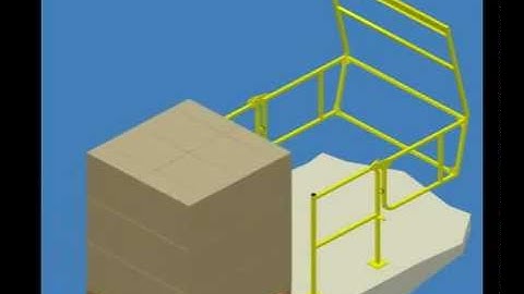 AJAX Safe Access Overhead pallet gate barrier