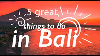Top things to do in Bali 2023-Bali Indonesia Travel Guide
