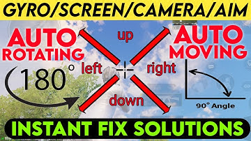 BGMI [gyro/aim/screen/camera] Glitch Auto Moving | bgmi gyro problem |pubg screen moving problem fix