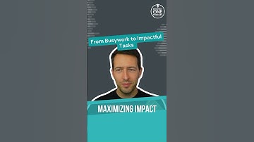 Maximizing Impact: From Busywork to Impactful Tasks with Job van der Voort - #shorts #072