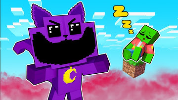 One Block SKYBLOCK with CATNAP in Minecraft!