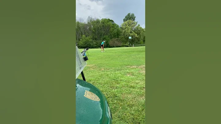 short chip onto the green