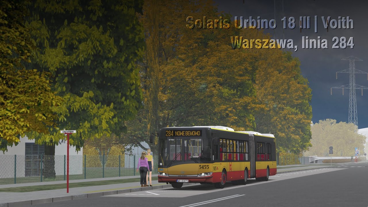 OMSI 2 | Solaris Urbino 18 III + Voith | Warszawa, linia 284