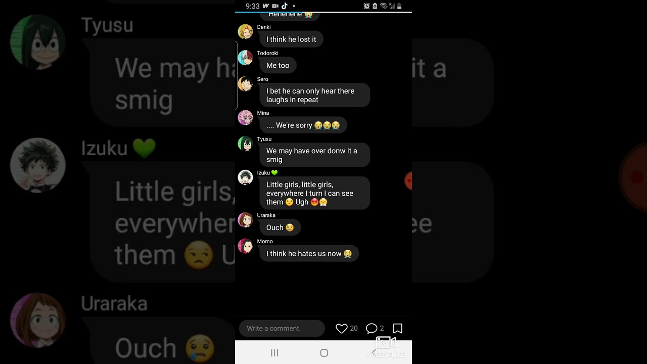 BNHA Lyric Prank: Little Girls- AiDeku