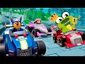 Paw Patrol Race Adventure Bay - Crocky Plays With The Pups