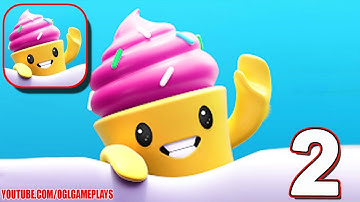 Cupcake Crew: Yum Run Kart Jump Mode - All Levels Gameplay Android,iOS #2