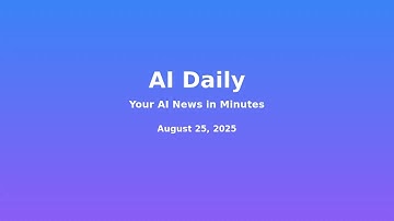 August 25, 2025 | AI Daily: xAI releases Grok-2 open weights