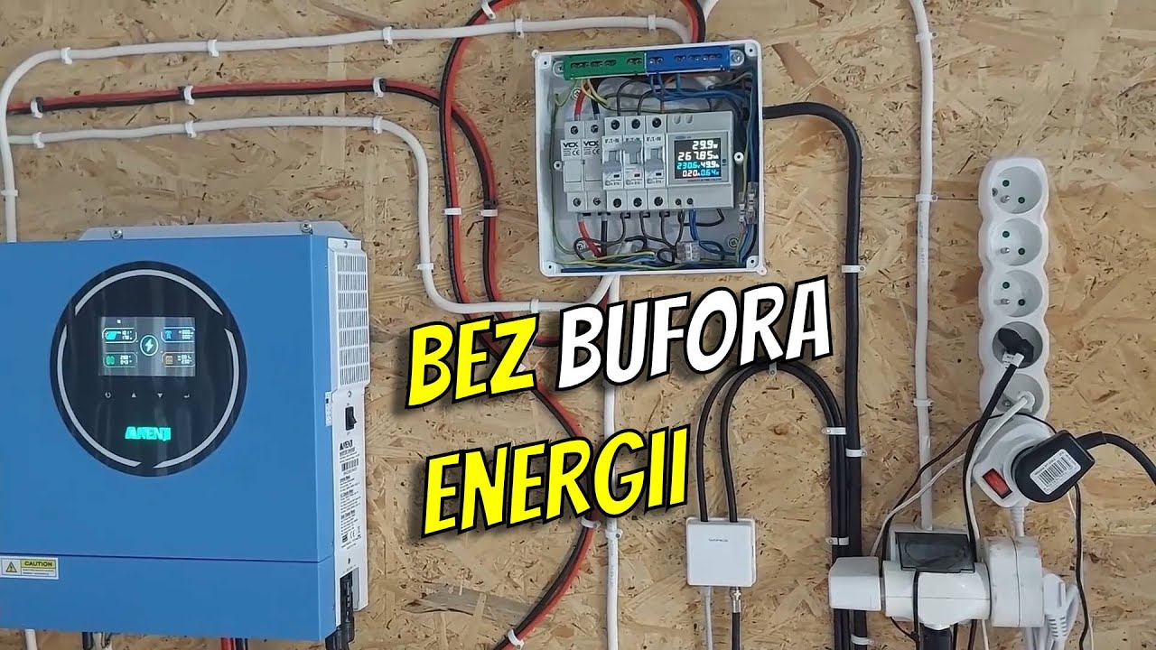 Praca inwertera z samych paneli fotowoltaicznych | Anenji 4.2kW