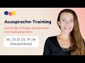 Live-Aussprache-Training mit Samantha von Richtig Deutsch sprechen