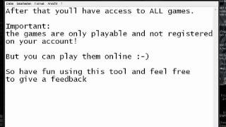 Steam Hack (ALL STEAM GAMES FOR FREE) (UPDATED FOR 2011-2012)