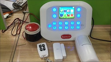 Daytech Home Security System GP04 Operation Video