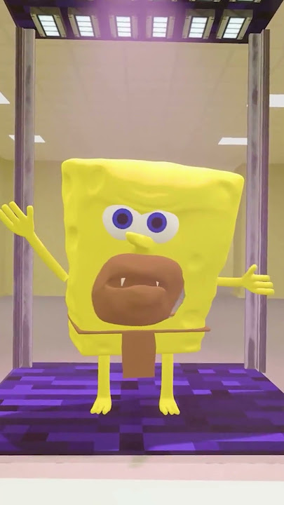 🔴 DON'T PRESS! SpongeBob Turns into a MONSTER! 😱 #meme #gmod