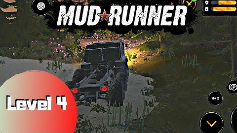 MudRunner Mobile Walkthrough | Android iOS | Level 4 night safari | Nächtliche Safari Gameplay