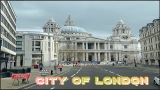 City Of London Looks Empty During Lockdown.