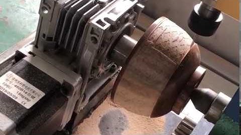 How the wood cnc router machine STM6090 carving a bowl?