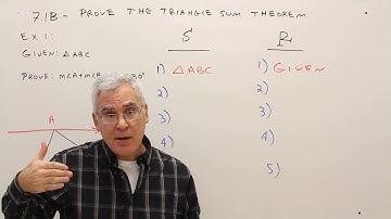 7.1B--Prove the Triangle Sum Theorem