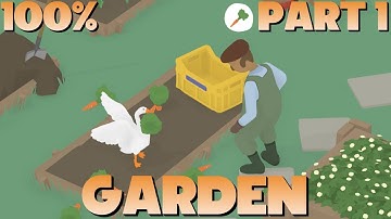Untitled Goose Game 100% Walkthrough - Part 1 (Intro & Garden)