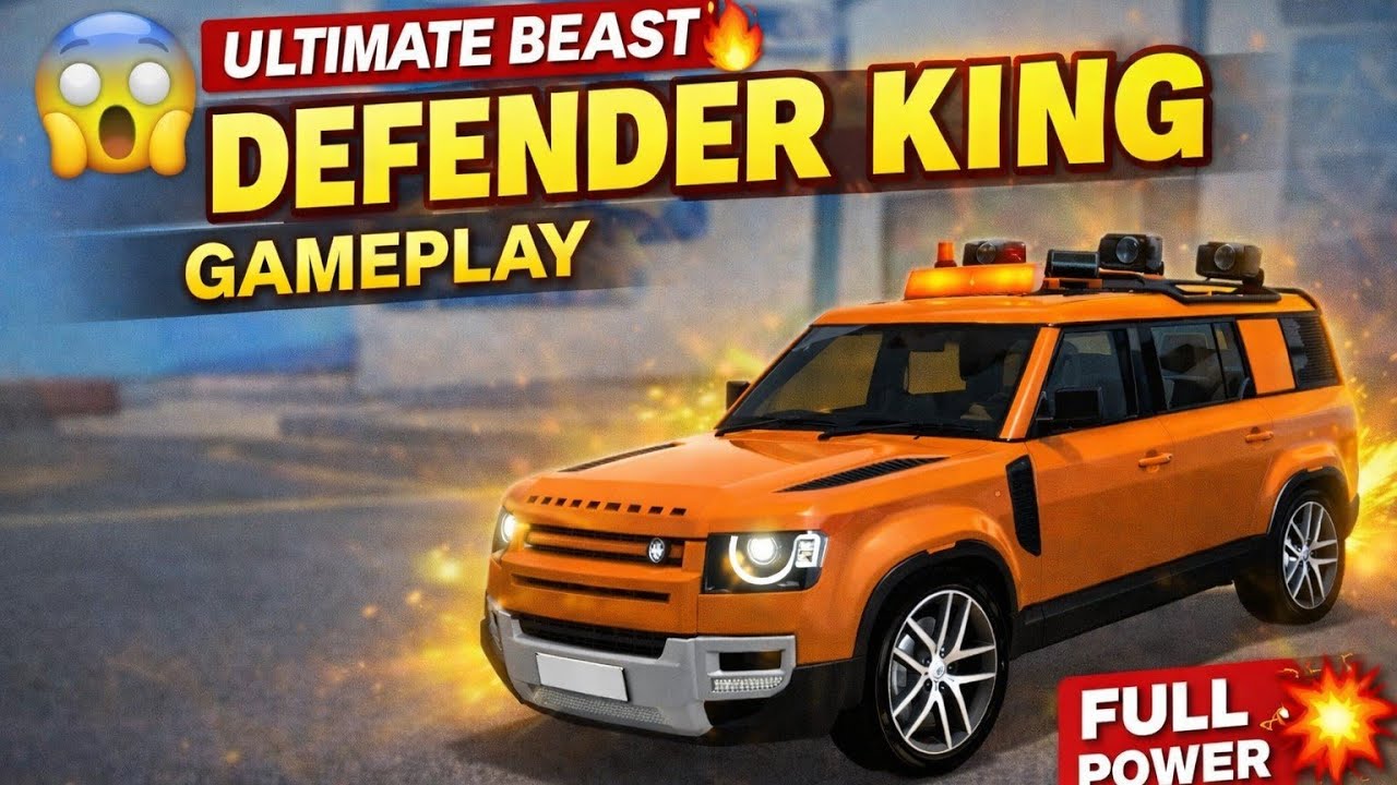 DEFENDER KING 👑 | Ultimate Beast Gameplay | Full Power SUV Challenge