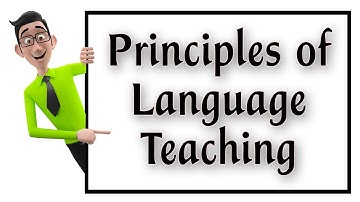 Principles of Language Teaching