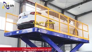 Scissor Car Lift with ramp by LGLIFT China Scissor Car Lift with ramp by LGLIFT China