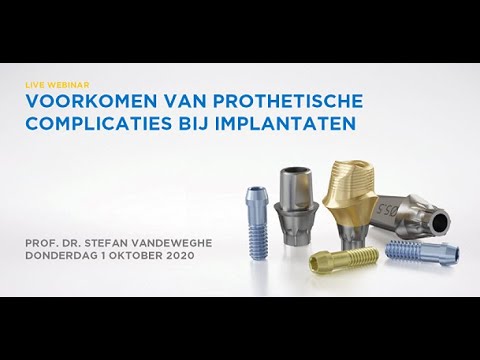 Voorkomen van prothetische complicaties bij implantaten