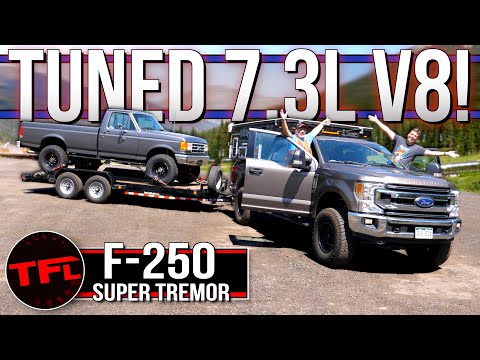 Stock vs Tuned Ford F-250 Super Duty - I Tow 10K LBS Up The World's Toughest Towing Test Twice!