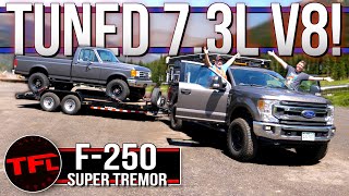 Stock vs Tuned Ford F-250 Super Duty - I Tow 10K LBS Up The World's Toughest Towing Test Twice!