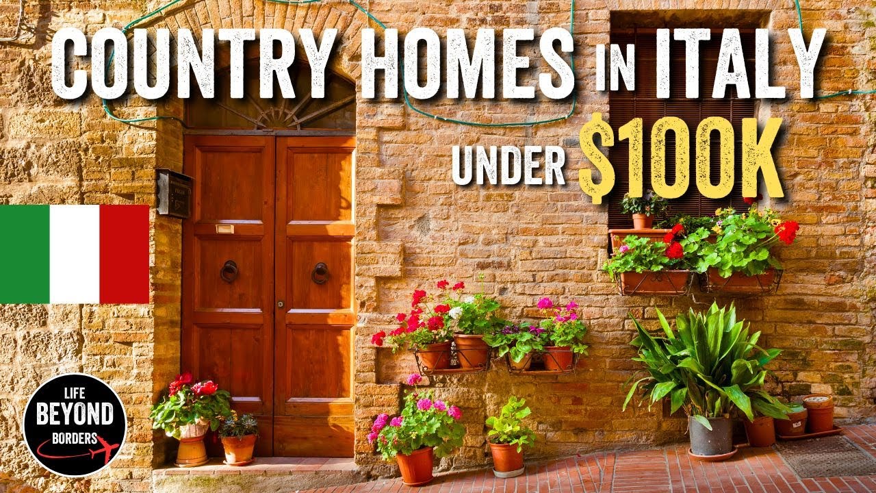 Доступная загородная недвижимость в Италии до 100 тыс. долларов