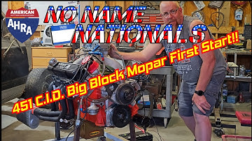 451 Big Block Mopar First Start!!