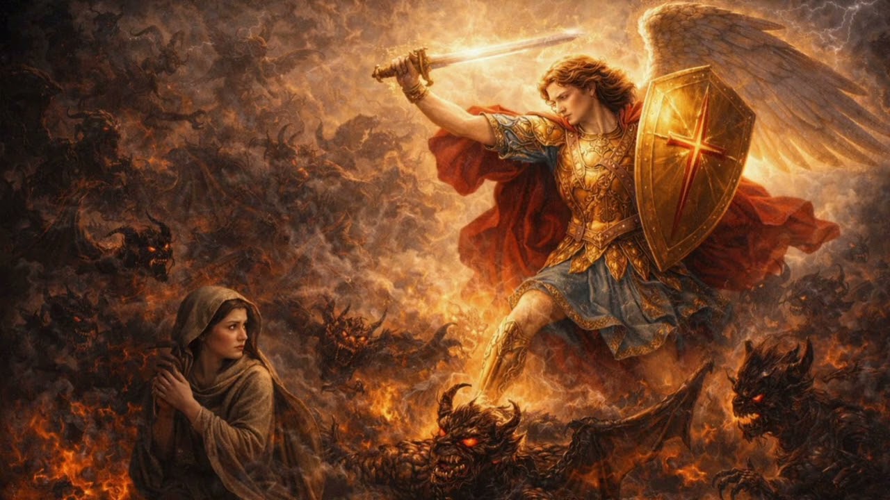 Сильная молитва-вычитка к Архангелу Михаилу на избавление от порчи, крадников, проклятий и сущностей