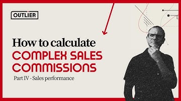 How to calculate complex sales commissions - Part 4: Sales performance