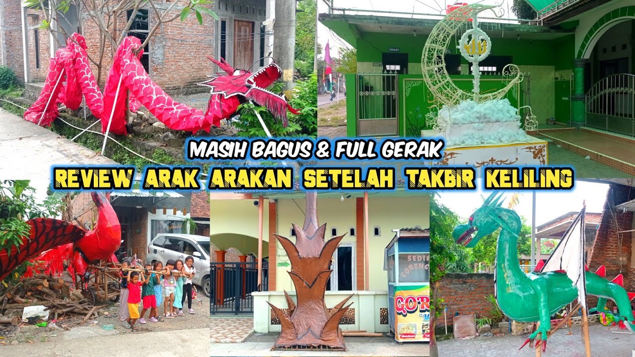 WOW❗Naga 15 Meter. Review Arak Arakan Setelah Takbir Keliling 2025