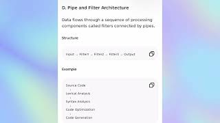 CS25C UNIT 4 Architectural styles: Layered, Client-Server, Tiered, Pipe andFilter