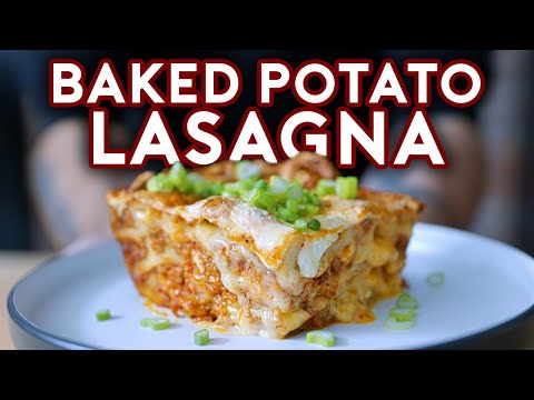 Loaded Baked Potato Lasagna from Bobs Burgers  Binging With Babish